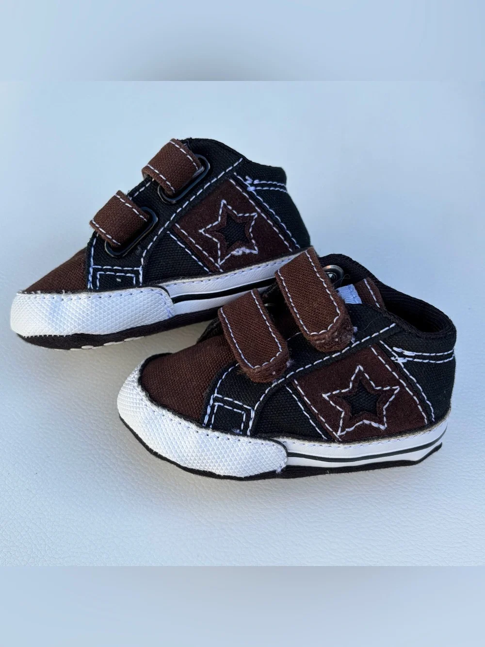 Converse One Star Crib Sneakers Brown‎ / Black Infant Baby 1